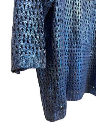 Jersey H&M calado azul eléctrico talla M