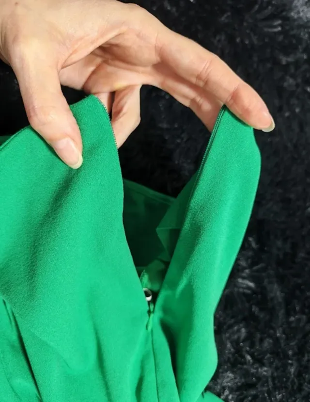 Pantalón campana verde