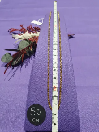 Cordon MACIZO Oro 18kl 50cm. Y 60cm