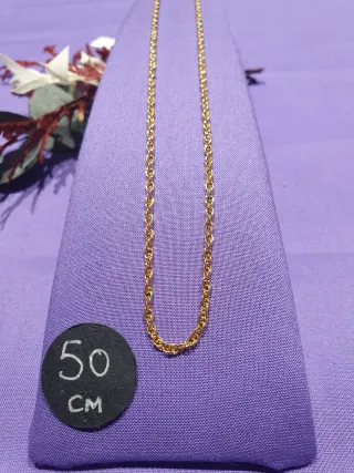 Cordon MACIZO Oro 18kl 50cm. Y 60cm
