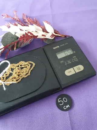 Cordon MACIZO Oro 18kl 50cm. Y 60cm