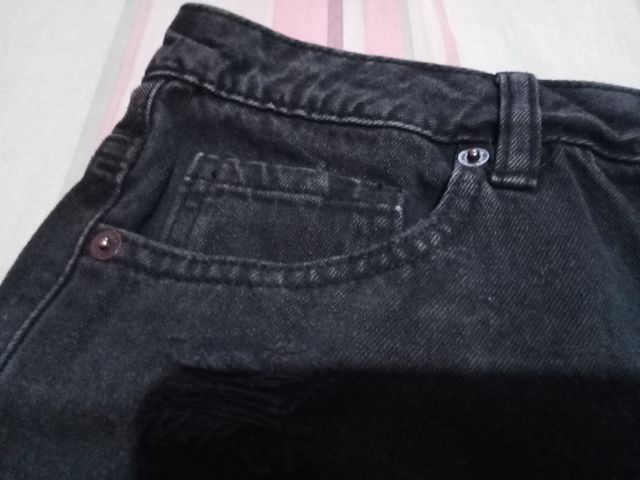 Pantalón corto negro mujer T40