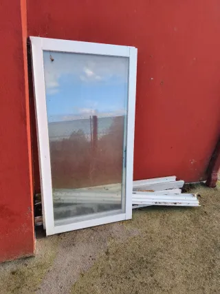 Ventana corredera aluminio 120x 120cm