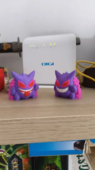 Figuras Gengar pla  6 CM aprox de alto