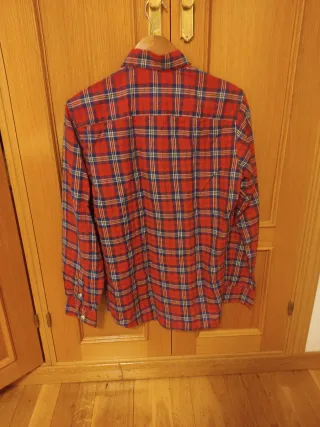 Camisa El Ganso cuadros roja y azul