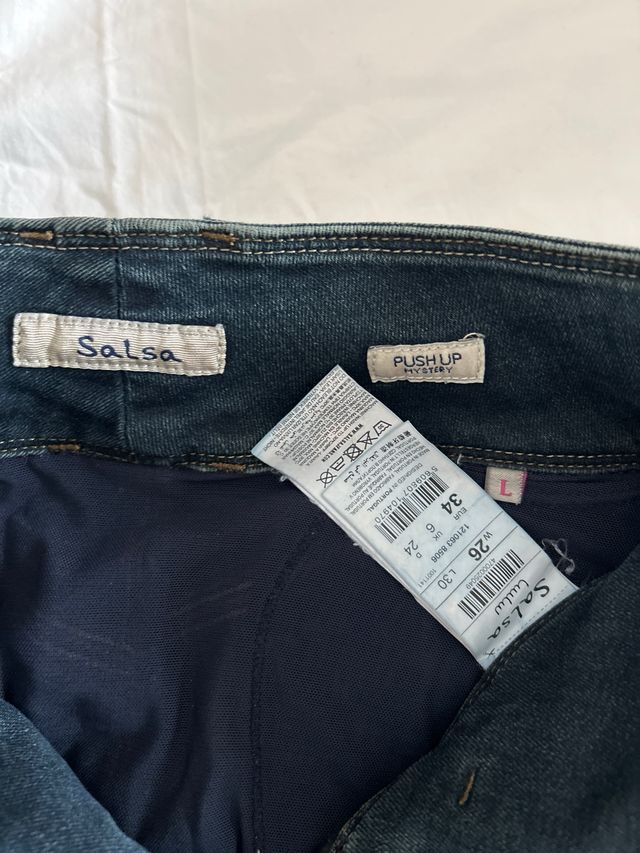 Vaqueros Salsa Mujer Push up mystery 
W26 L30