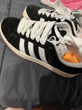 Adidas Zapatillas Negras Blancas Usadas 2 Veces