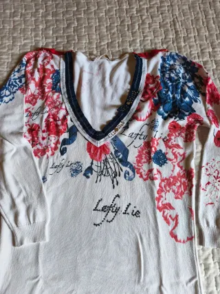 Maglia donna fantasia floreale