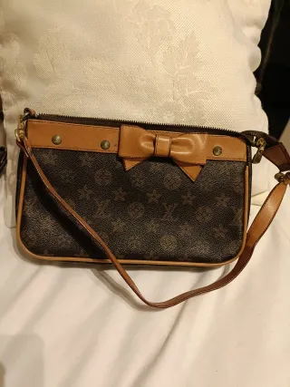 Bolso Marrón y Beige,tipo Louis Vuitton