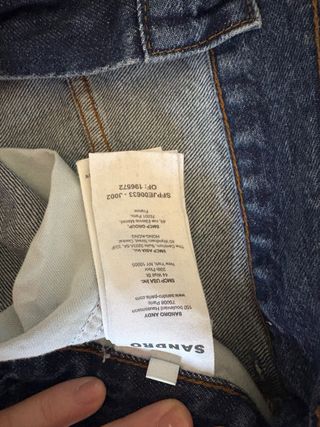 Pantalones Sandro Anchos Bordados