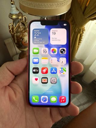iPhone 13 mini 128Gb rosso. Batteria al 100%