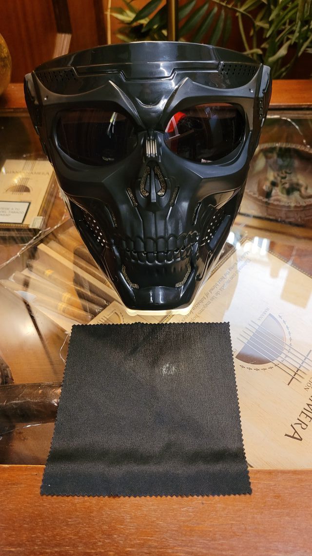 Biker integrale Skull Black