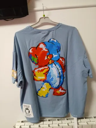 Camiseta chico M/C con parche
