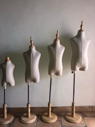 Maniquíes de medio cuerpo (Set de 4)