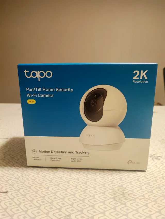 Cámara Seguridad Wi-Fi Tapo 2K Pan/Tilt