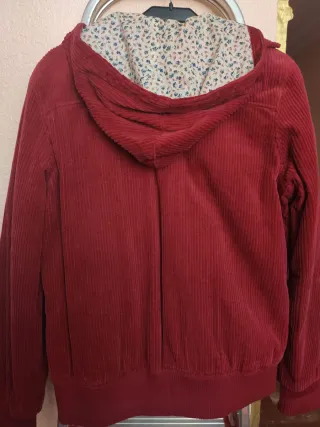Chaqueta de pana TALEYO granate XL