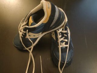 Deportivas Saucony niño azul y blanco