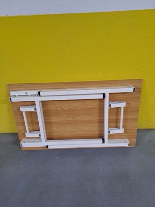 Mesa de oficina plegable madera y metal