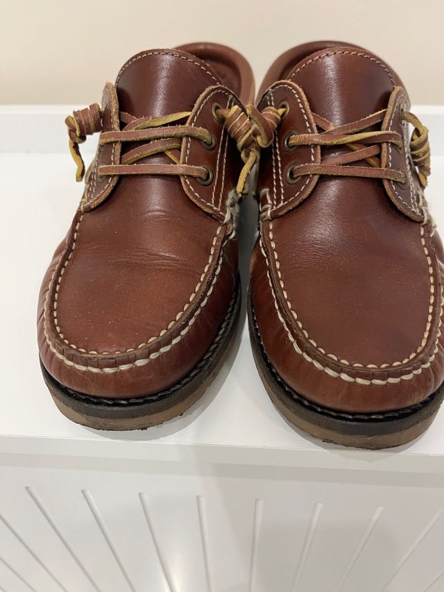Náuticos de piel marrón talla 35. Marca Winner