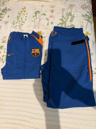 Chándal Nike FC Barcelona Azul Naranja