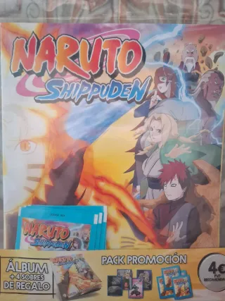 Álbum Colección Naruto Shippuden + Sobres