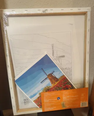 Lienzo para pintar por números 40x50 cm