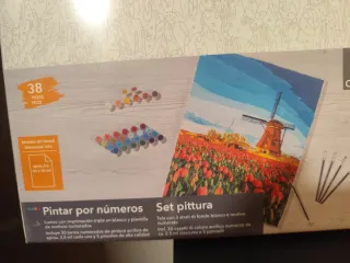Lienzo para pintar por números 40x50 cm