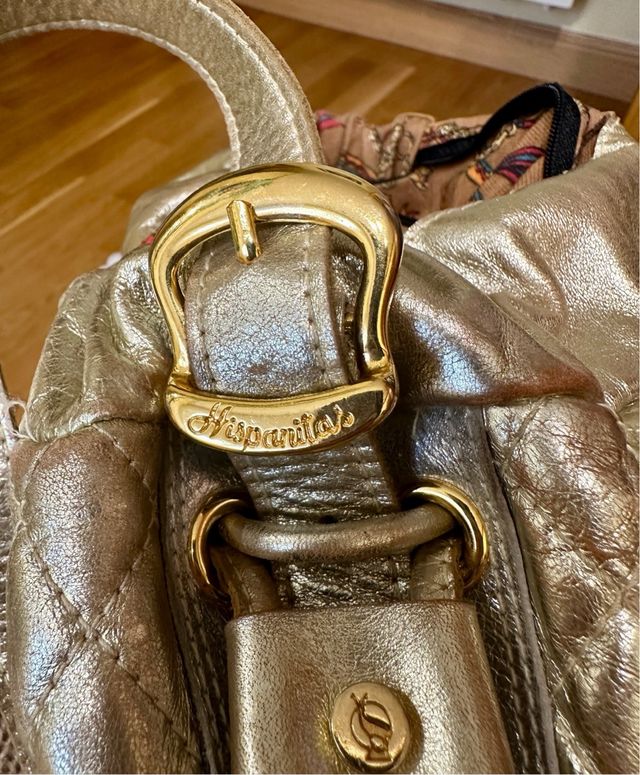 Bolso Hispanitas retro dorado