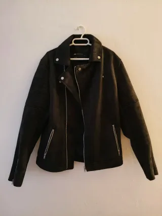 Chaqueta de antelina
