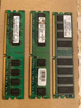 Lote RAM PC: Kingston, Samsung, Nanya