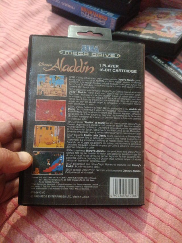 Aladdín Mega Drive Sega