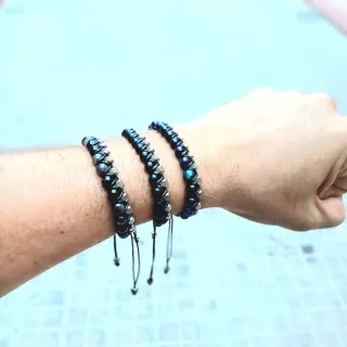 Pulsera Hombre... Hecho a Mano Entre Nudos