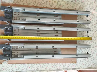 Guías de cajón con freno 50 cm