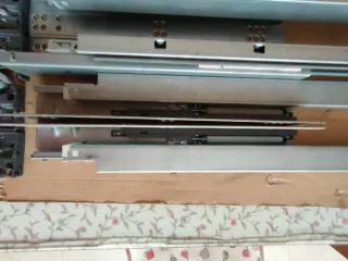 Guías de cajón con freno 50 cm