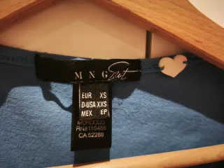 Camiseta sin mangas azul cielo talla XS