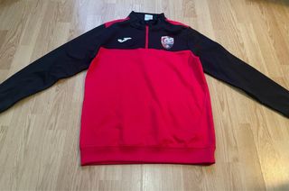 Sudadera Joma Mar Abierto Negra y Roja