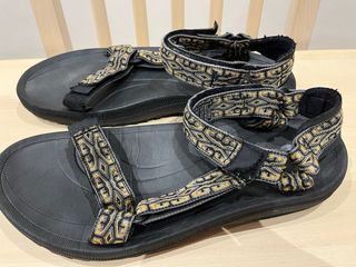 Sandalias Teva Talla 45.5 Negro/Dorado