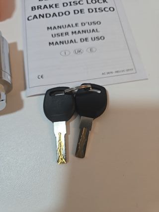 Antirrobo disco moto con alarma Piaggio