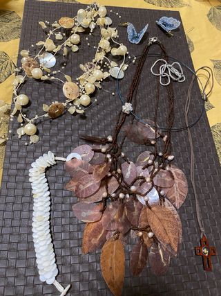 Lotes Bisuteria Vintage Anillos Pendientes