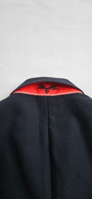 Americana Zara Azul Marino con Botones Dorados