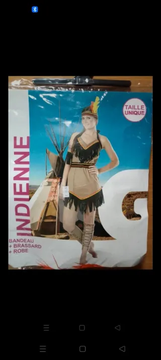 Disfraz India Talla Única