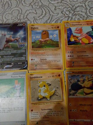 Carte Pokemon - Set di 9 carte