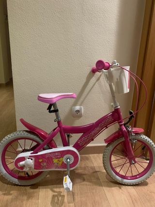 Bicicleta infantil Pin y Pon rosa 14”