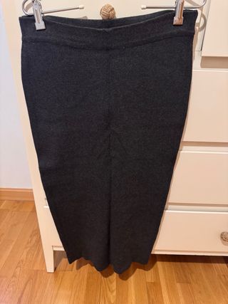 Falda tubo gris