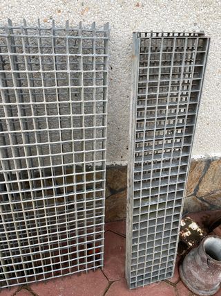 Rejillas de acero galvanizado para construcción