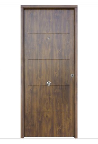 Puerta metálica de entrada nueva