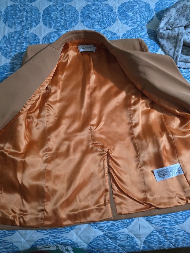 Americana Calvin Klein Mujer Naranja