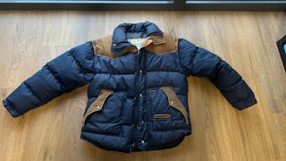 Chaqueta Plumífera RocNeige Azul y Marrón