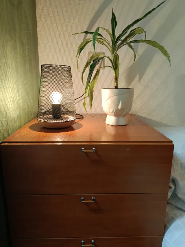 Cajonera de madera marrón