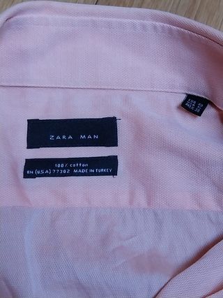 Camisa Zara Man Talla 40